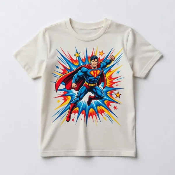 Kaos Anak Laki-Laki Karakter Superhero - Cotton Combed 30s