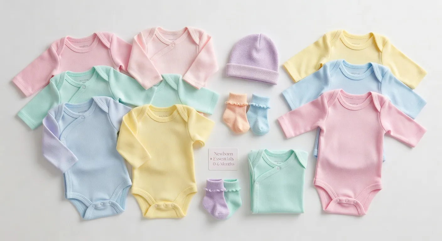 Set Baju Bayi Newborn 0-6 Bulan - 5 Pcs Gift Set