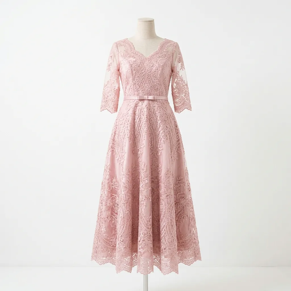 Dress Brukat Elegant