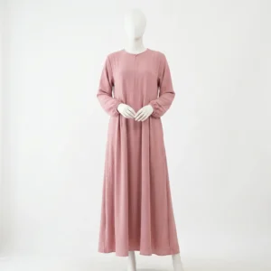 Gamis Polos Daily Crinkle