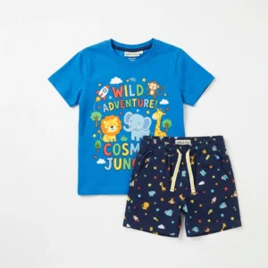 Set Baju Anak Laki-Laki Kaos Celana