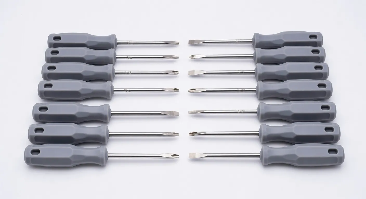 Obeng Set 12 Pcs Phillips & Flathead - Screwdriver Set